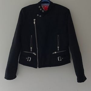 Lady Dutch suede biker style jacket